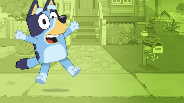 Bluey" on Disney Channel